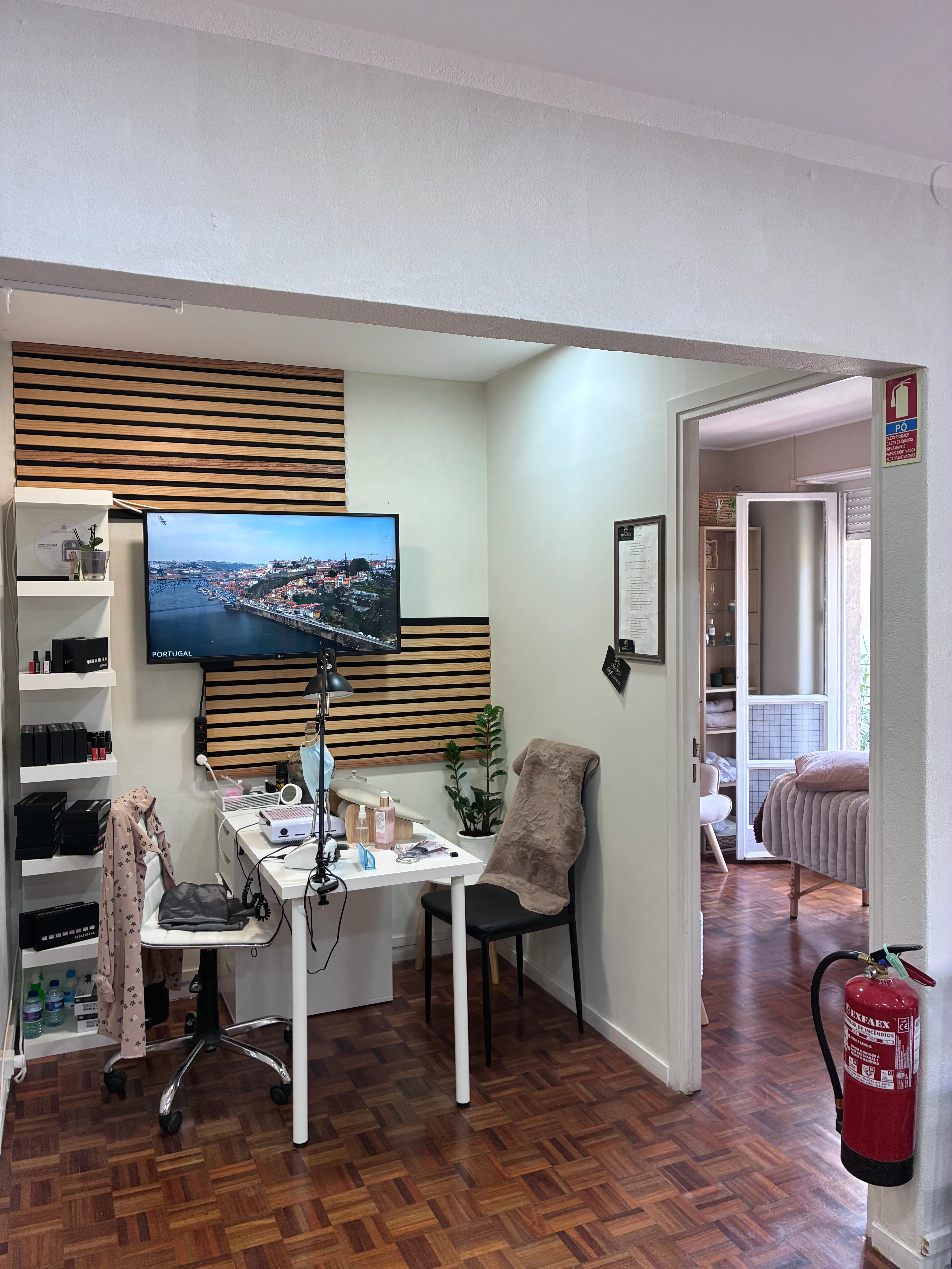 Treatment room inside Beauty Port